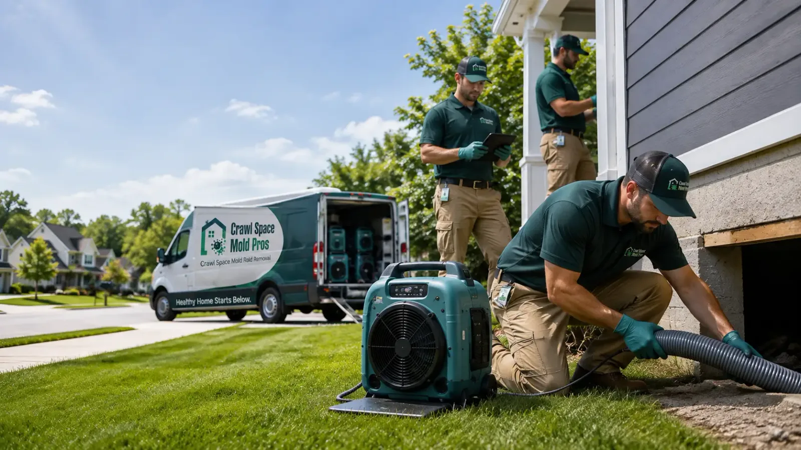 Crawl Space Mold Removal in Silver Lake, KS